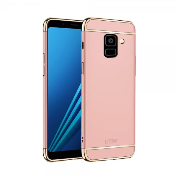 Guard Series Deksel till Samsung Galaxy A8 2018 Belagt RoseGUll GUll