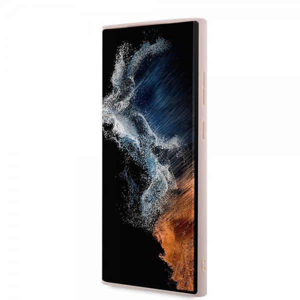 Samsung Galaxy S23 Ultra Deksel 4G Logo Rosa