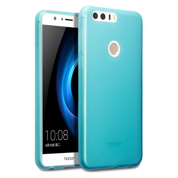 Huawei Honor 8 Deksel TPU Transparent Blå