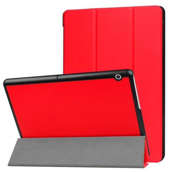 Huawei MediaPad T3 10 Etui Brettbart Smart Rød
