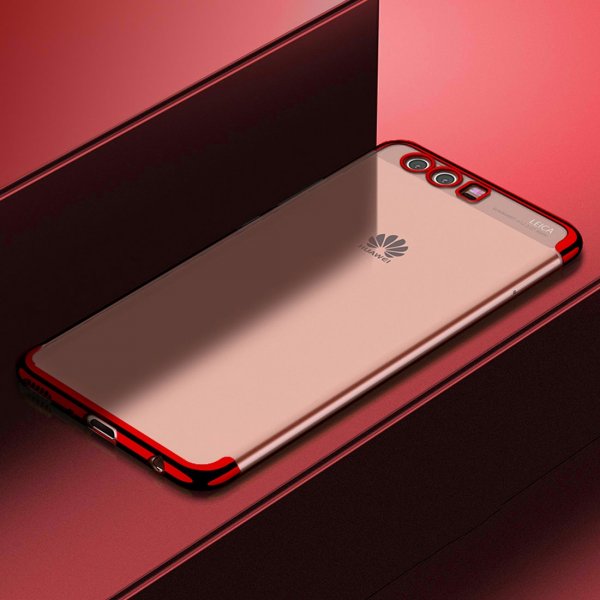 Huawei P10 Deksel Belagt TPU Rød