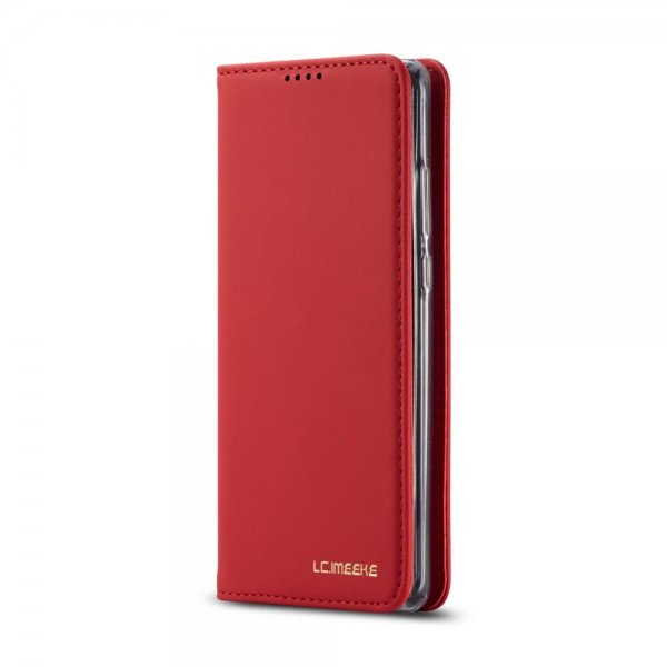 Huawei P30 Pro Etui med Kortlomme Flip Rød