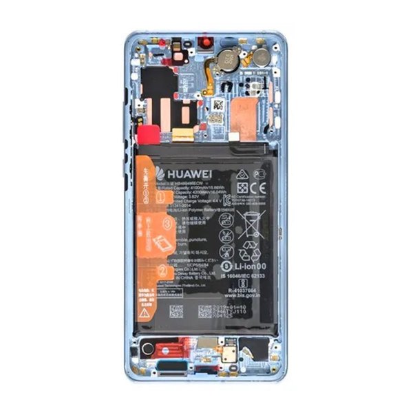 Huawei P30 Pro Skjerm med LCD Display + Original Batteri - Lilla