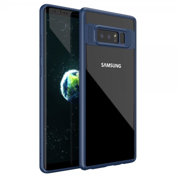 Hybrid till Samsung Galaxy Note 8 Deksel TPU HardPlast Blå