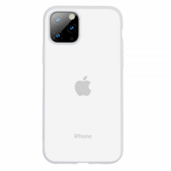 iPhone 11 Pro Max Deksel Liquid Silikoni Hvit