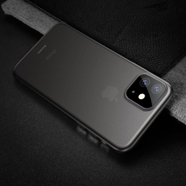 iPhone 11 Deksel Wing Case TPU Transparent Svart