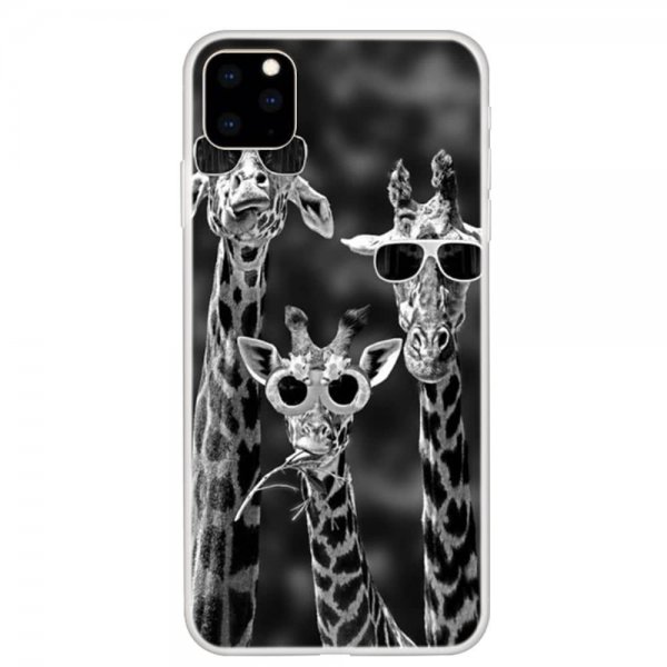 iPhone 11 Pro Deksel TPU Motiv Coola Giraffer