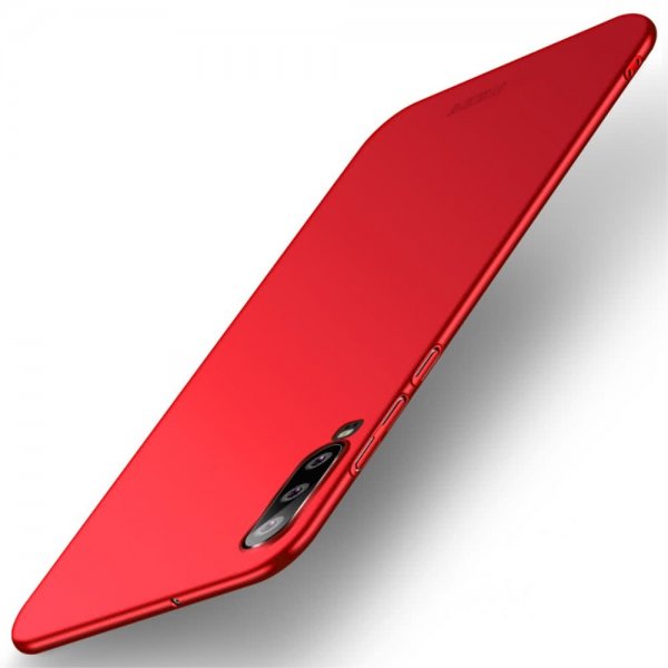 Huawei P30 Deksel Shield Slim Hardplast Rød