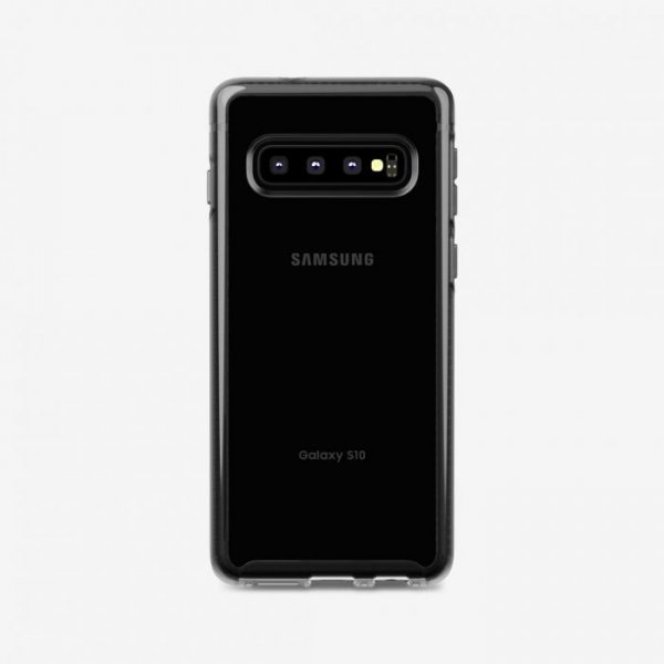Samsung Galaxy S10 Deksel Pure Tint Hardplast Transparent Svart