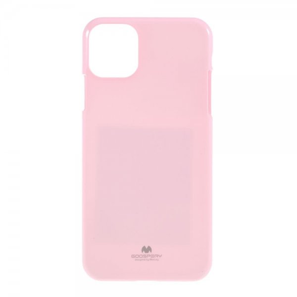 iPhone 11 Deksel TPU Jelly Glitter Rosa