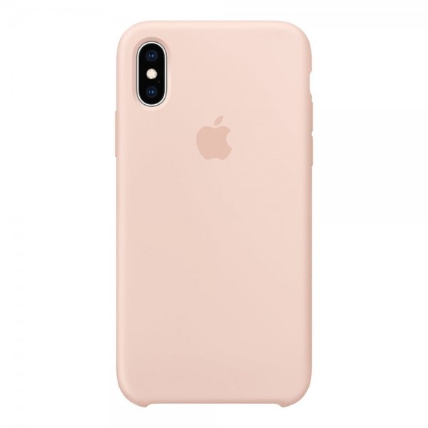 Original iPhone X/Xs Deksel Silikoni Case Pink Sand