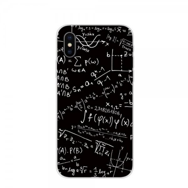 iPhone X/Xs Deksel TPU Motiv Matematisk Formula