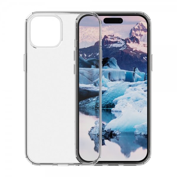 iPhone 15 Deksel Iceland Pro Transparent Klar