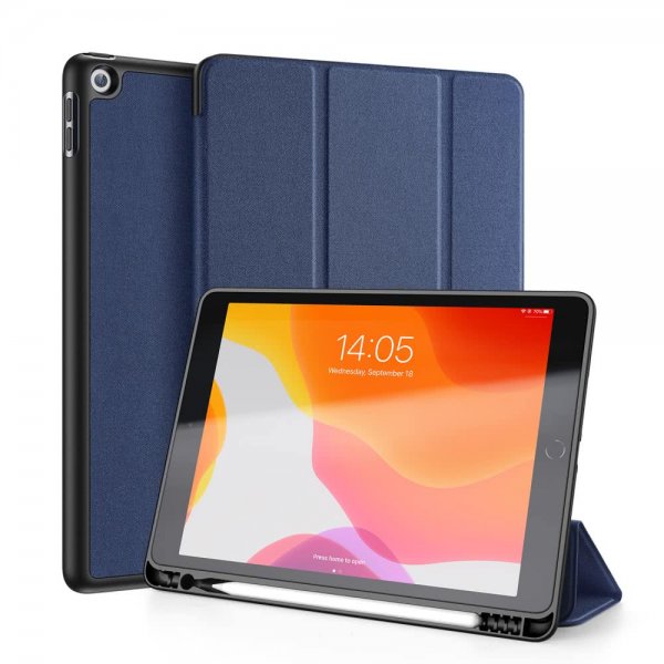 iPad 10.2 Etui Domo Series Mörkblå