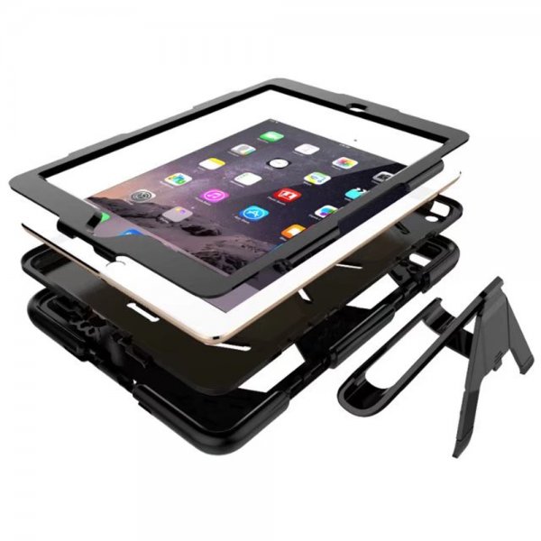 iPad 10.2 (gen 7/8/9) Deksel Heavy Duty Armor Svart