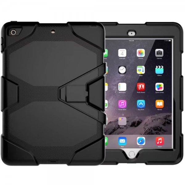 iPad 10.2 (gen 7/8/9) Deksel Heavy Duty Armor Svart