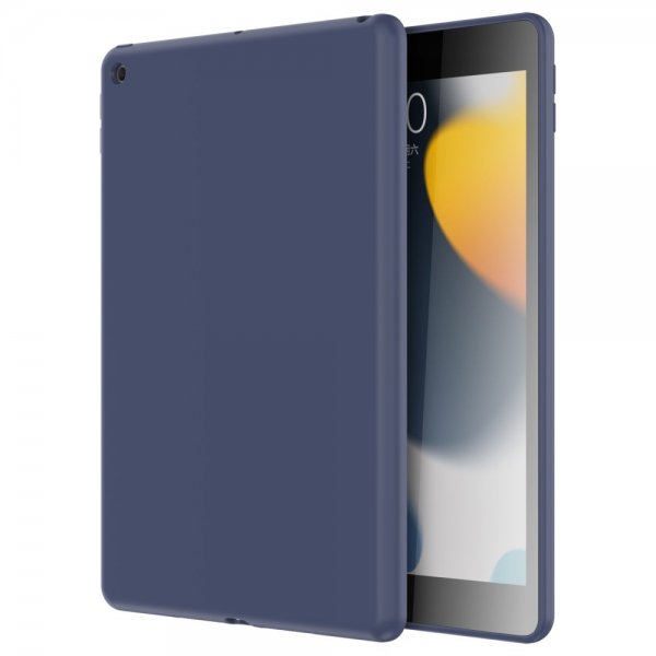 iPad 10.2 Deksel Liquid Silicone Mørke Blå