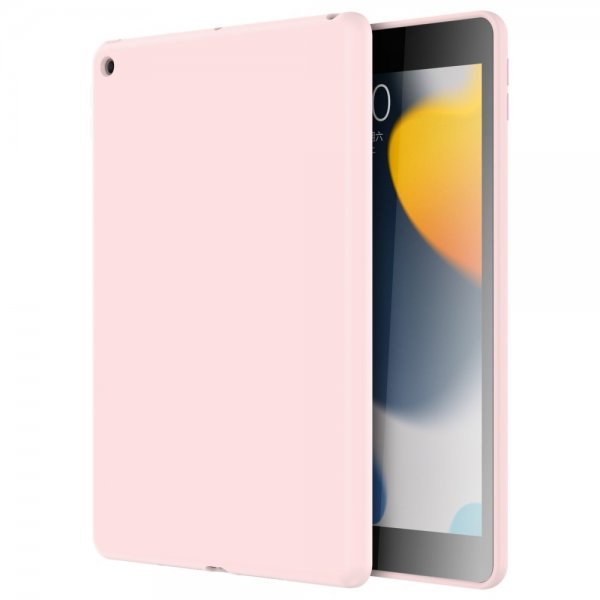 iPad 10.2 Deksel Liquid Silicone Rosa