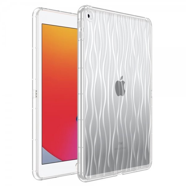 iPad 10.2 Deksel Bølgemønster Transparent
