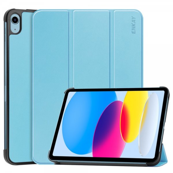 iPad 10.9 Etui Tri-Fold Blå