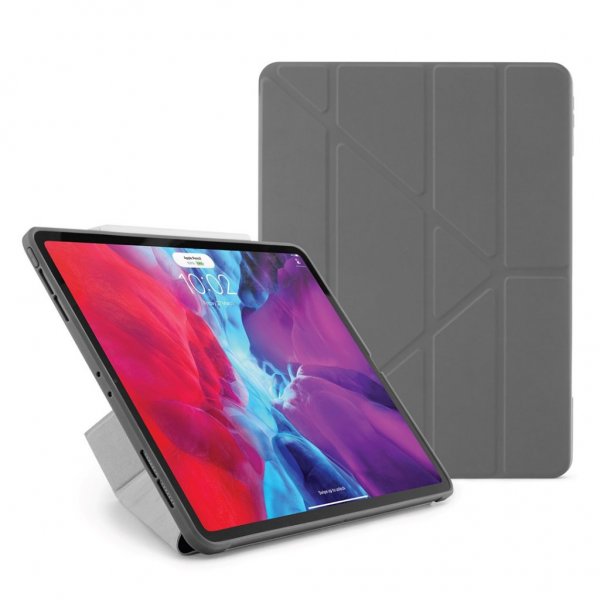 iPad Pro 12.9 2018/2020 Origami Veske Grå