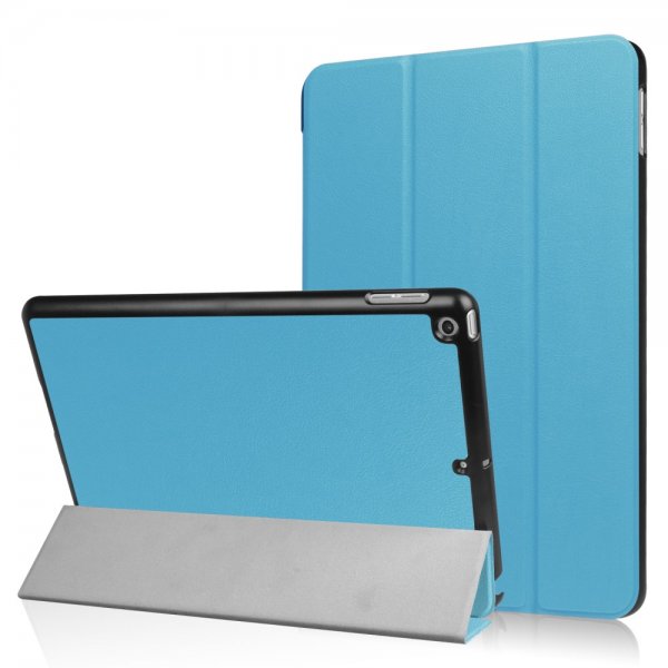 iPad 9.7 Brettbart Smart Etui Stativ Ljusblå