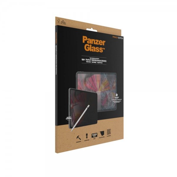 iPad Air 10.9 (gen 4/5)/iPad Pro 11 (gen 1/2/3/4) Skjermbeskytter Edge-to-Edge Case Friendly Privacy