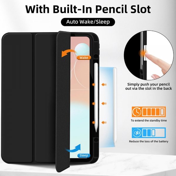 iPad Air 13 (M2/M3) Etui Folio Case Basic Svart
