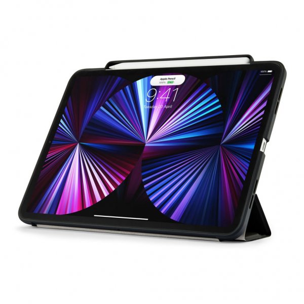 iPad Pro 11 (gen 2/3/4) Etui Origami No3 Pencil Case Svart