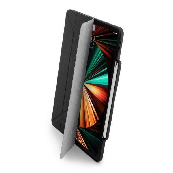 iPad Pro 12.9 (gen 4/5/6) Sag Origami No3 Pencil Svart