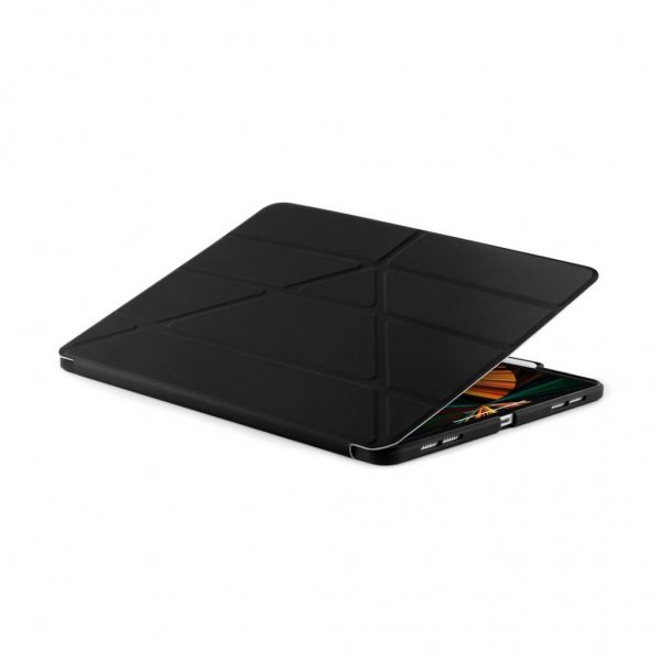 iPad Pro 12.9 (gen 4/5/6) Sag Origami No3 Pencil Svart
