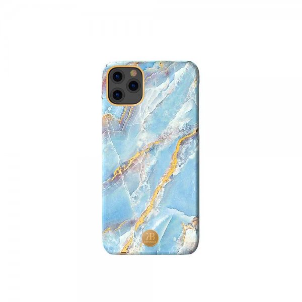 iPhone 11 Pro Max Deksel Jade Style Stone Series Blå