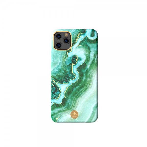 iPhone 11 Pro Max Deksel Jade Style Stone Series Grønn