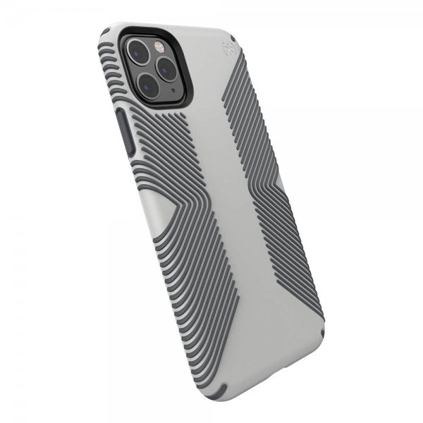 iPhone 11 Pro Max Deksel Presidio Grip Marble Grey/Anthracite Grey