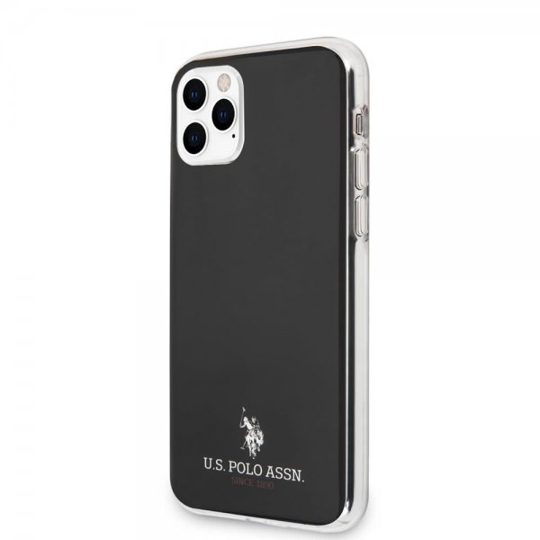 iPhone 11 Pro Max Deksel Small Logo Svart
