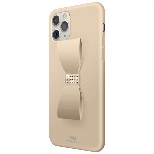 iPhone 11 Pro Deksel Bow Crystal Case Golden Sand