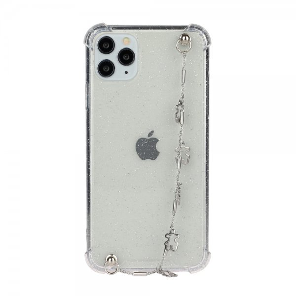 iPhone 11 Pro Deksel med Armbånd Sølvbjörnar
