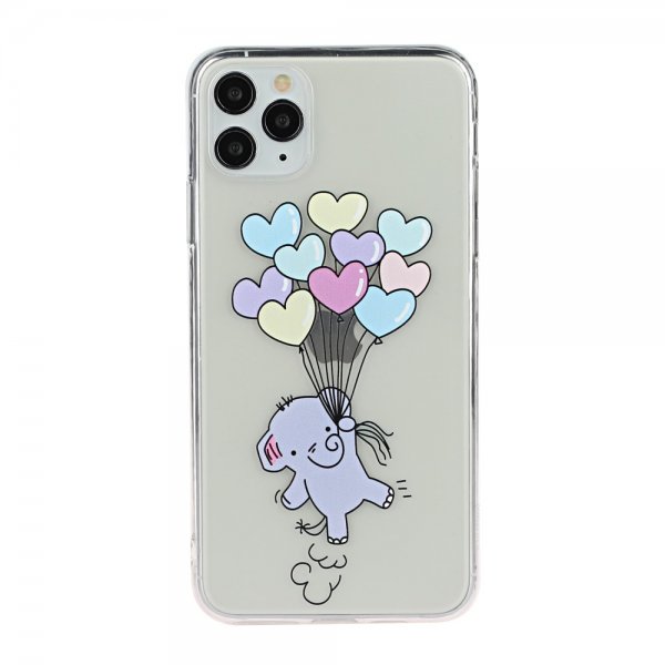 iPhone 11 Pro Deksel Motiv Elefant och Ballonger