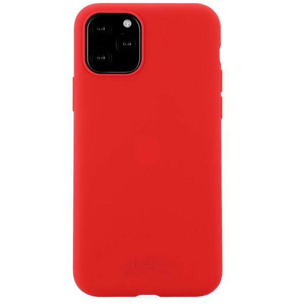 iPhone 11 Pro Deksel Silikon Ruby Red