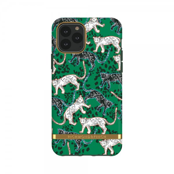 iPhone 11 Deksel Green Leopard