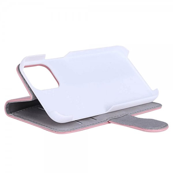 iPhone 12 Mini Etui med Kortlomme Rosa