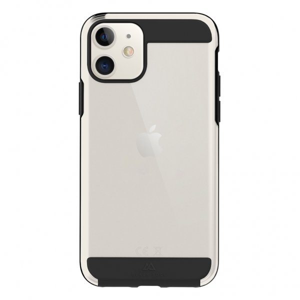iPhone 12/iPhone 12 Pro Deksel Air Fit Svart Transparent