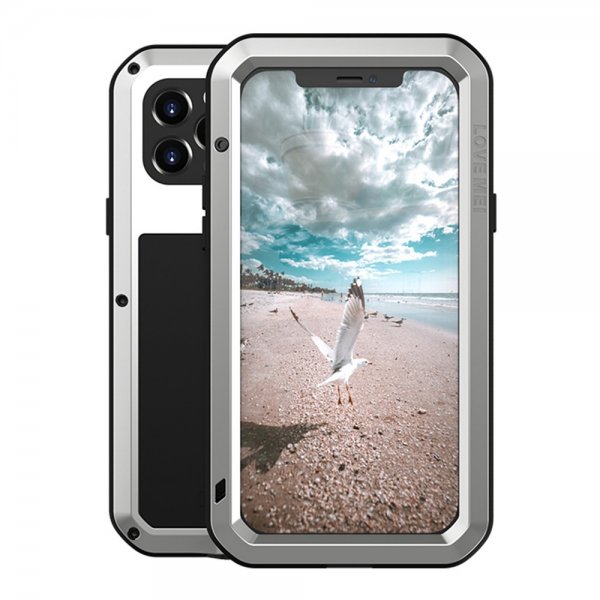 iPhone 12 Pro Deksel Powerfull Case Sølv