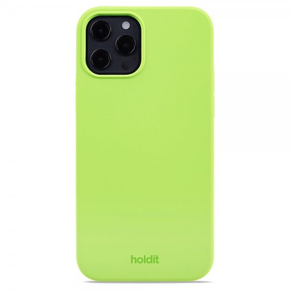 iPhone 12/iPhone 12 Pro Deksel Silikon Acid Green