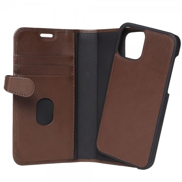 iPhone 12/iPhone 12 Pro Etui Buffalo Löstagbart Deksel Brun