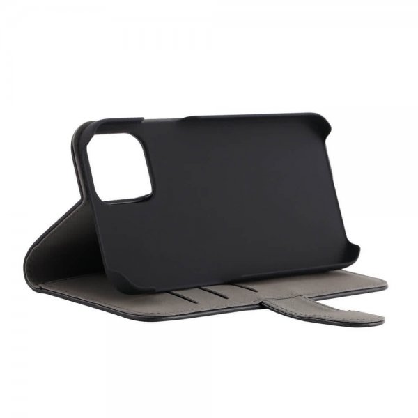 iPhone 12/iPhone 12 Pro Etui med Kortlomme Svart
