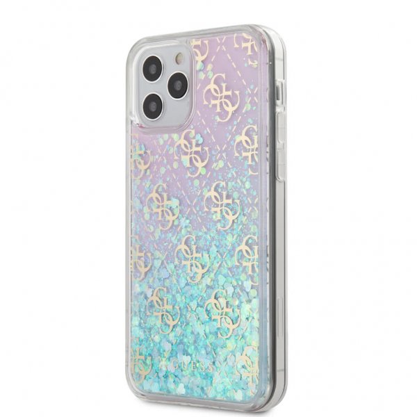 iPhone 12/iPhone 12 Pro Deksel Liquid Glitter Iridescent