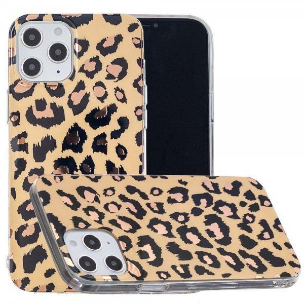 iPhone 12/iPhone 12 Pro Deksel Motiv Leopardmønster
