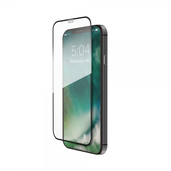 iPhone 12/iPhone 12 Pro Skjermbeskytter Tough Glass Case Fit Size