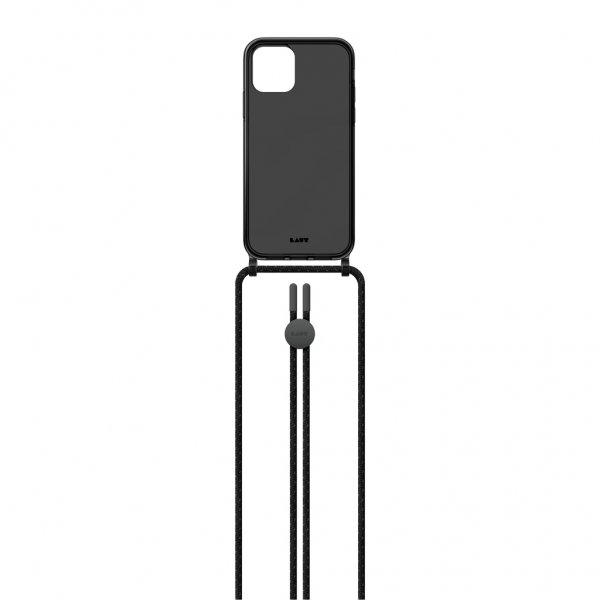 iPhone 12 Mini Deksel Crystal-X Necklace Ultra Black